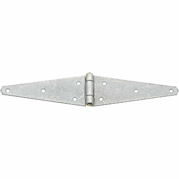 National 3-1/8 In. x 8 In. Galvanized Heavy-Duty Strap Hinge N128355